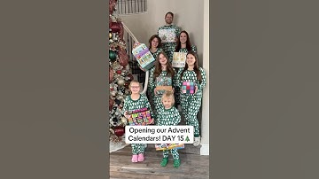 OPENING DAY 15 of our ADVENT CALENDARS!🎄#shorts #christmas