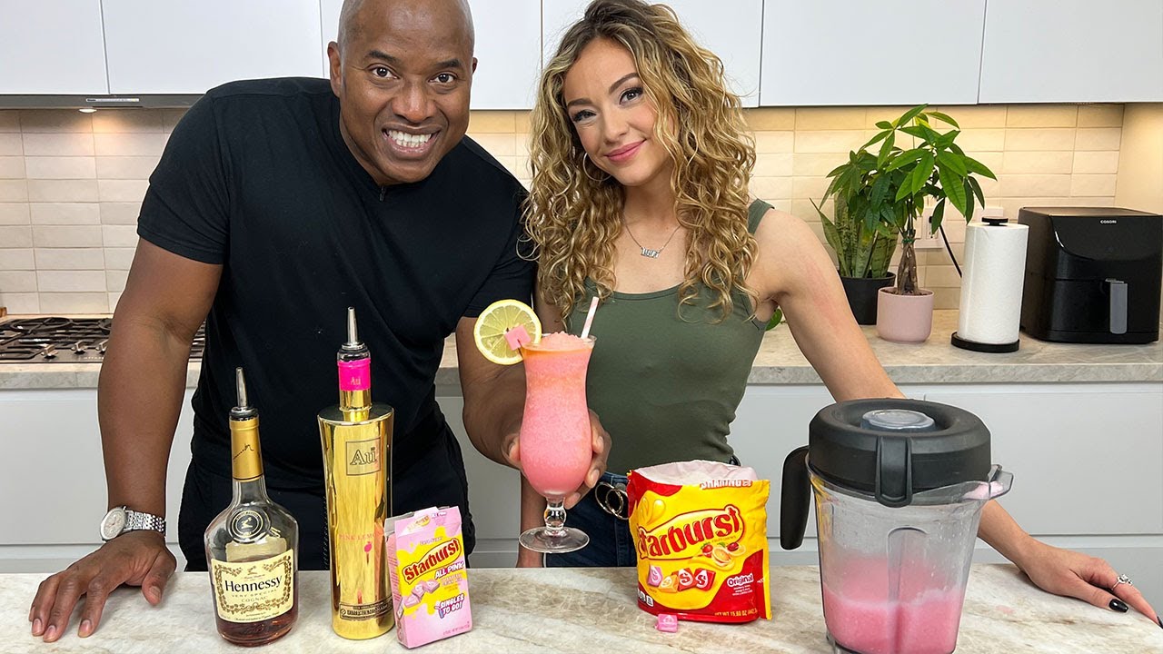 Pink Starburst Hennessy Daiquiri