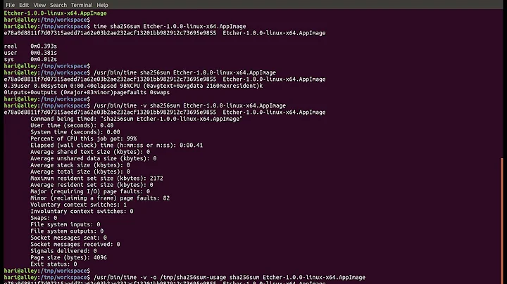 time and /usr/bin/time | Linux | Command Line