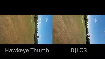 Hawkeye Thumb 4K Camera vs DJI O3 Image Quality Comparison (Watch in 4K)