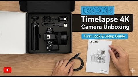 Dsoon Time Lapse Camera Unboxing & Review | Dsoon 4K FHD Outdoor Timelapse Camera