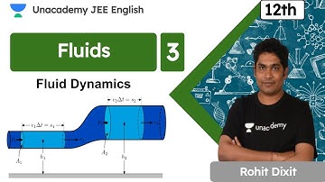 Fluid Dynamics | Fluids - 3 | JEE 2020 | Unacademy JEE English | Physics | Rohit Dixit