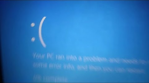 Windows BSOD Compilation Part 9