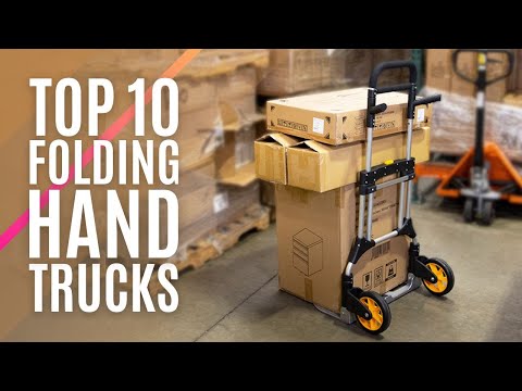 Top 10: Best Folding Hand Trucks in 2023 / Portable Hand Cart Dolly with Telescoping Handle