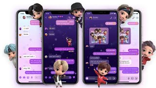 How to apply BTS theme on messenger or Instagram screenshot 2