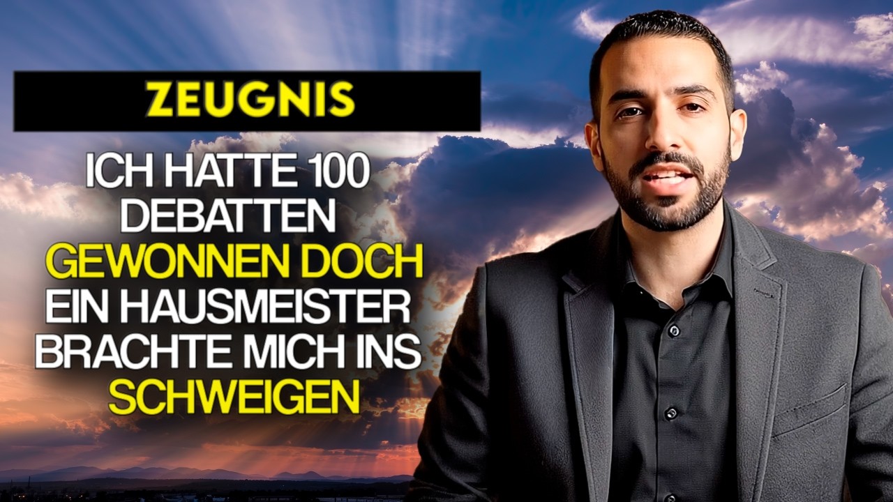 Muslimischer Experte wurde nie widerlegt… bis ihn ein Hausmeister infrage stellte