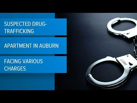 Four people facing charges in Auburn after 42 grams of fentanyl powder and other drugs found