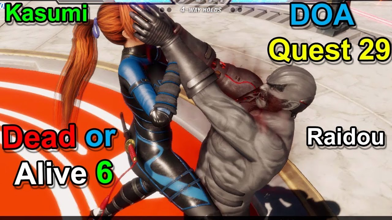 Dead or Alive 6 Quest 29 Raidou vs Kasumi The First DOA Tournament