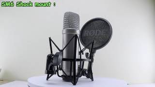 Rode SM6 Shock Mount with Detachable Pop Filter — Hot Rod Cameras