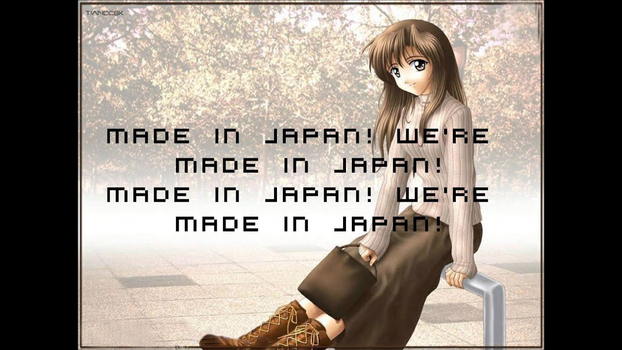 Nightcore Made In Japan 【LYRICS 】 YouTube Nightcore Made In Japan 【LYRICS 】 YouTube