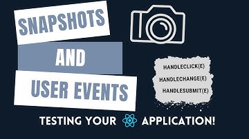 Testing: RTL User Events and Snapshots