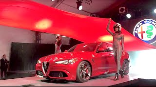 2017 Alfa Romeo Giulia Press Conference | 2015 Los Angeles Auto Show | CarNichiWa.com