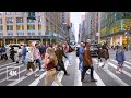 Streets of new york  walks and the city manhattan walking tour 4k