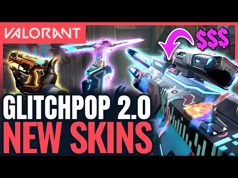 VALORANT | Glitchpop 2.0 Skins - New Guns, Variants & Melee Revealed