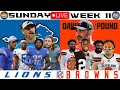 Detroit Lions vs Cleveland Browns: Week 11: Live NFL Game