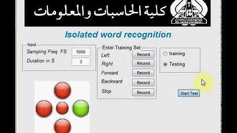 Isolated Word Speech Recognition