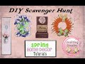 FOUR SPRING HOME DECOR DIY'S | DIY Scavenger Hunt | Win a Cricut Joy | Dollar Tree Tutorials