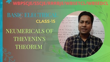 WBPSC JE 2022/Basic Electrical 15/Neumericals of Thevenin