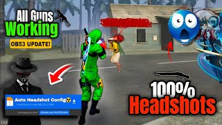 Auto Headshot Config File 🚀🎯 freefire aimbot + Aimlock 🎯 | Headshot config file free fire max 🔥🥶