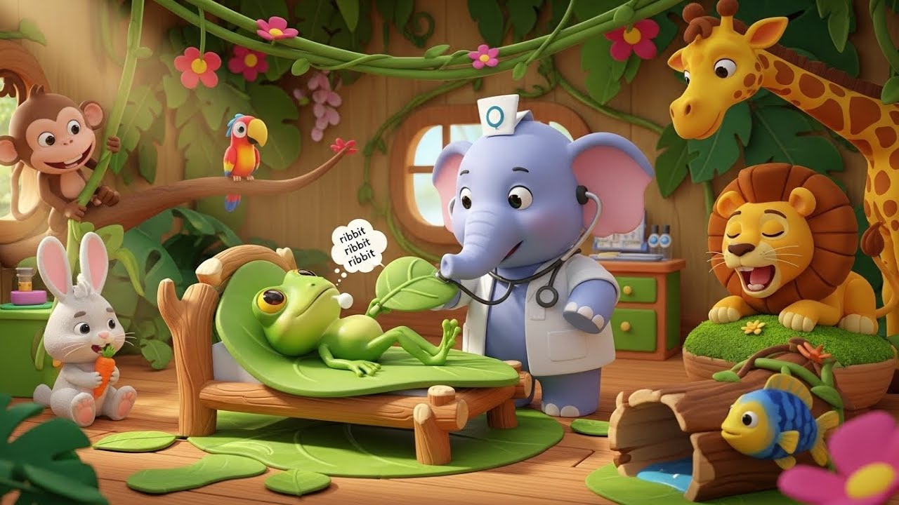 Jungle Doctor Adventure | Fun Kids Song for Toddlers to Sing and Learn About Animals