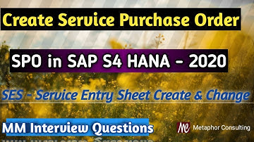 ✅How to create Service entry sheet in SAP MM 🔥Service Purchase order Creation Process 🔔 MM Tutorial
