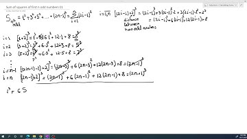 Sum of the squares of first n odd numbers