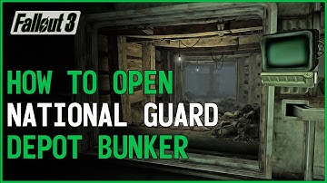 How to open National Guard Utility Door (Keller Family Refuge quest) - Fallout 3