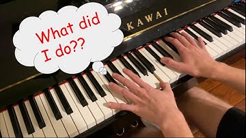 When you hit a wrong note and it sounds like a meme