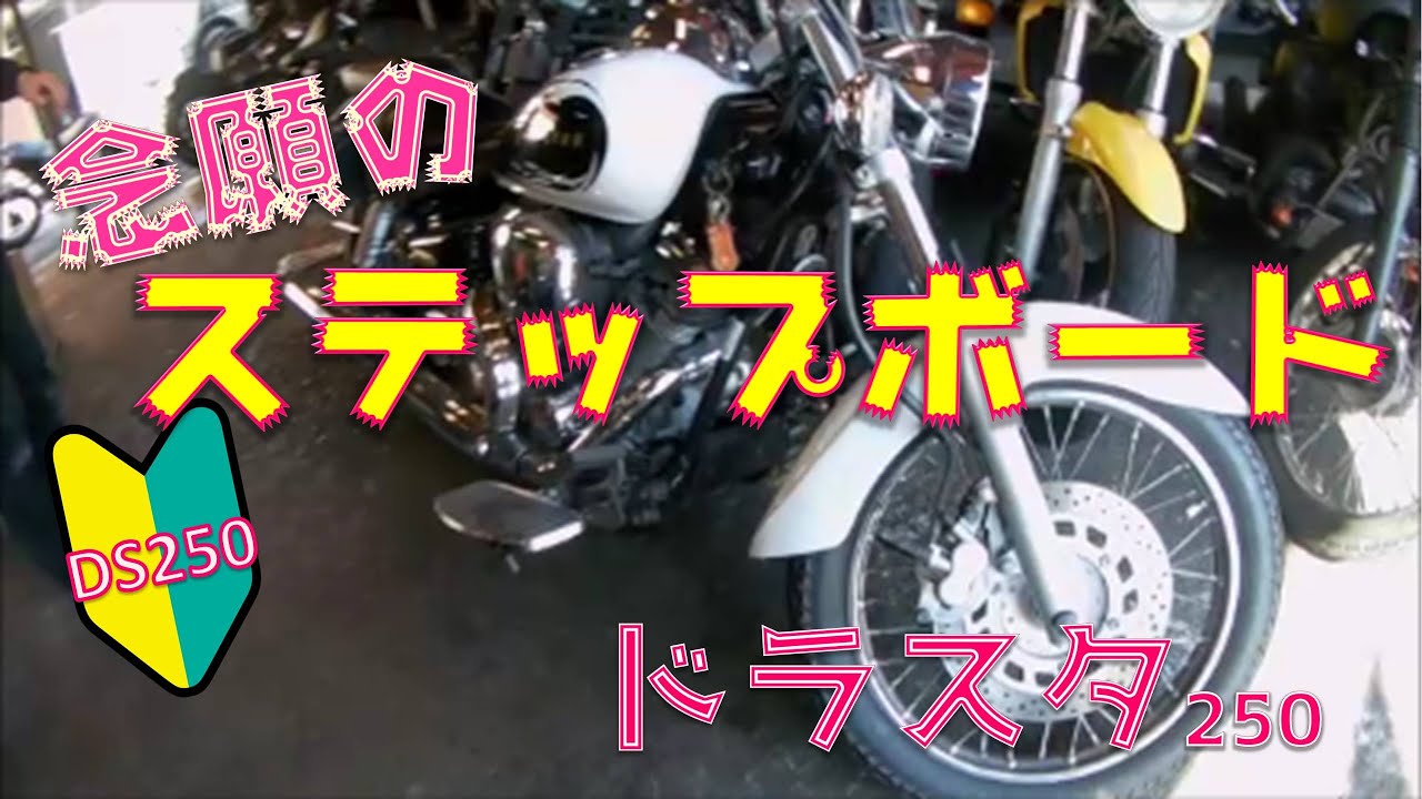 バイク女子】【バイクカスタム】念願のステップボードつけました 