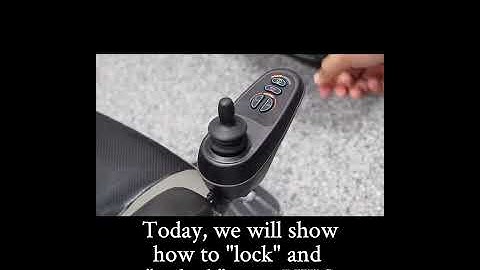 How to "Lock" and "Unlock" your Power Wheel Chair with West Coast Medical Equipment and Repair Inc.