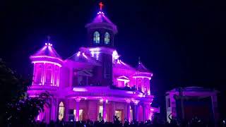 Light show ✨️ Our Lady of Fathima Church Vellanchira