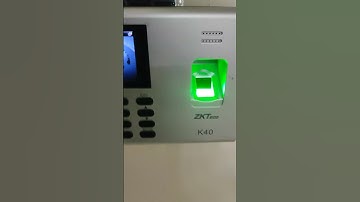 zkteco k40 setup done #zkteco #fingerprint #timeattendance