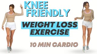 Standing Knee Friendly Workout - 10 Minute Full Body | Fat Burning | Low Impact Cardio |