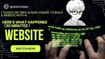 I Taught My Wife (a Non-Coder) to Build a Website with AI — Step by Step(Part 1)
