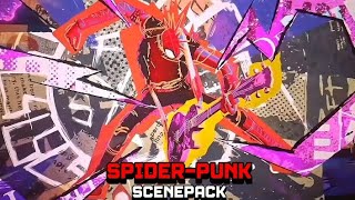 Hobie Brown Spider-Punk Scenepack 4k (Spiderman across the spider verse)