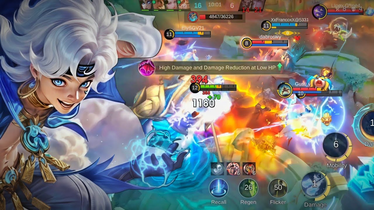 Moba legend's playing with Sora hardest gameplay 🔥😱