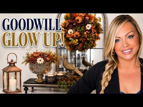 🍂Turned 3 Goodwill Finds Into High-End Fall Decor! ⭐️⭐️⭐️⭐️⭐️