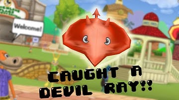 I CAUGHT A DEVIL RAY?! | Toontown: Project Altis #1