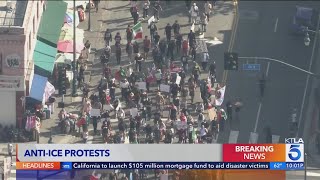 Anti-ICE protests continue for 6th day
