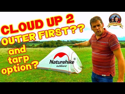 outer-first-and-tarp-set-up??-naturehike-cloud-up-2-ultralight-tent-review!