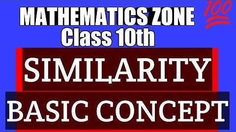 SIMILARITY | CONCEPT | समरूपता |  CHAPTER 11 | CLASS 10 | CBSE | RBSE | NCERT