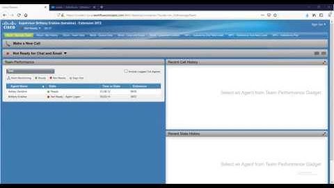 WFC Finesse Salesforce.com integration demo