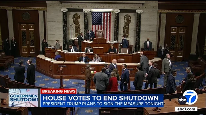 House passes bill to reopen government, heads to Trump's desk for signature