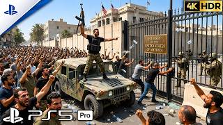 (PS5) U.S. Embassy Under Siege | Ultra Realistic Call Of duty 4K Gameplay screenshot 2