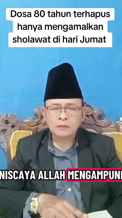 80 years of sins are erased by reading prayers on Friday #prayermustajab