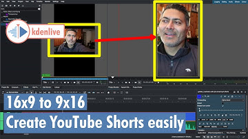 kdenlive - Create shorts in 9x16 ratio easily