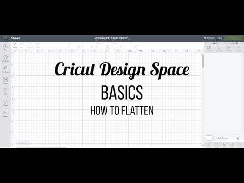 How to Flatten in Cricut Design Space