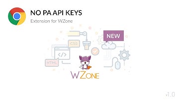 WZone NO PA API Chrome Extension