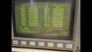 Backup saving parameters on a Fanuc 0-TC control, Miyano CNC Lathe, CNC Digital, Inc.