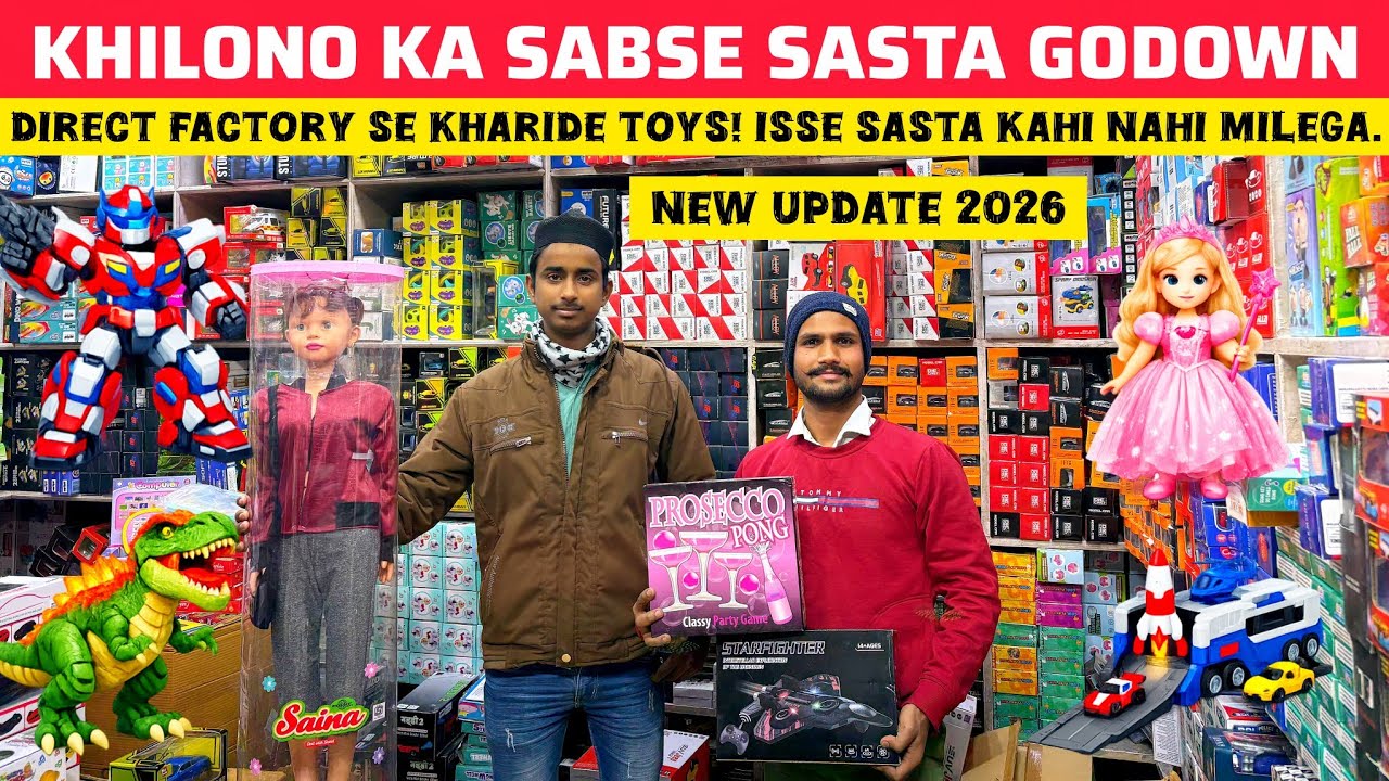 “₹50 Se Toys 😍 | Delhi Toys Market Reality | Full Shop Tour”